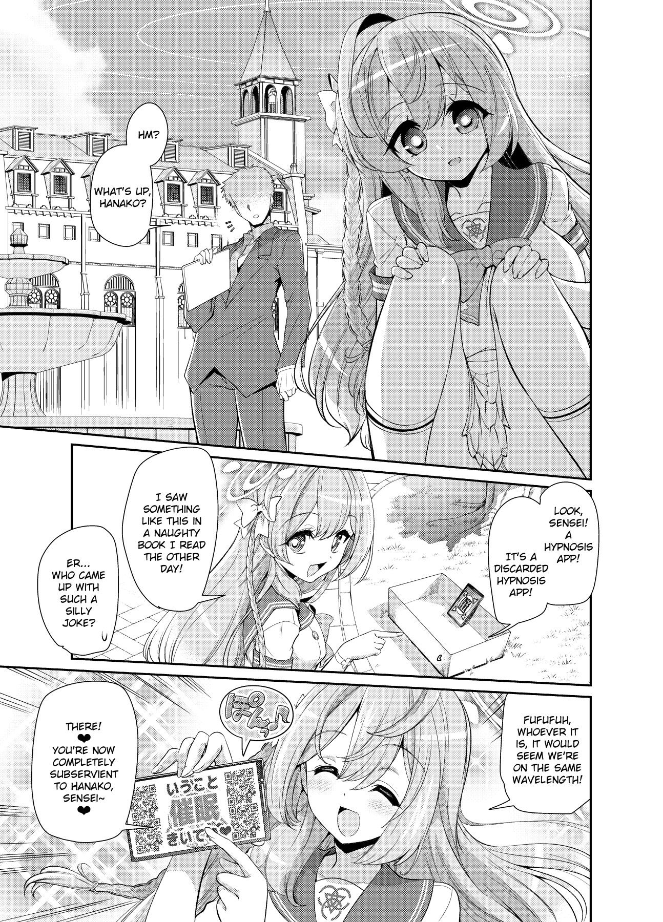 Hentai Manga Comic-Hanako Wants to Hypnotize Sensei and be Dominated by Him-Read-3